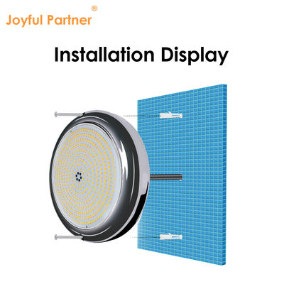 Krachtig Led Pool Light Wifi Control AC12V IP68 25W Hars gevulde RGB LED PAR56 Oppervlak gemonteerd