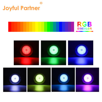 AC 12V onderwater IP68 RGB Switch Control PC 15W Hars gevulde oppervlakte gemonteerd LED zwembad licht