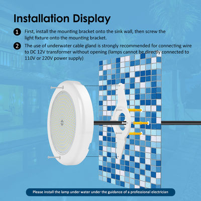 DMX zwembadverlichting IP68 18W AC12V afstandsbediening Waterdicht PC PAR56 Wit licht