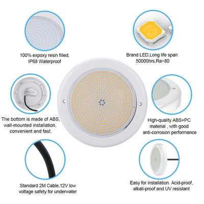 DMX zwembadverlichting AC12V 35W IP68 waterdicht LED PAR56 Voor zwembad