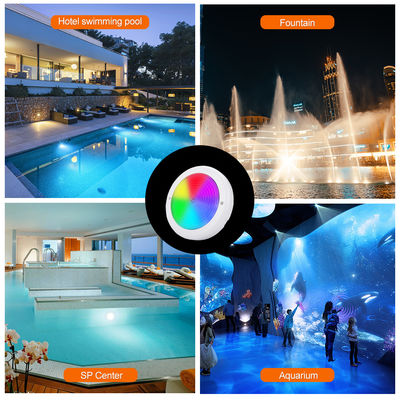 Waterdicht zwembad licht muur gemonteerd Rgb AC12v Diameter 230mm Dikte ABS materiaal 42W