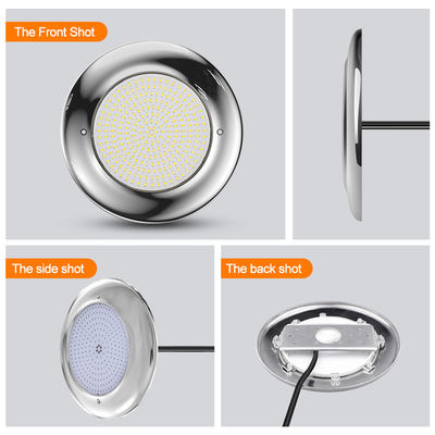 LED PAR56 Zwembadlamp 18W-35W IP68 Waterdicht AC12V Roestvrij Staal
