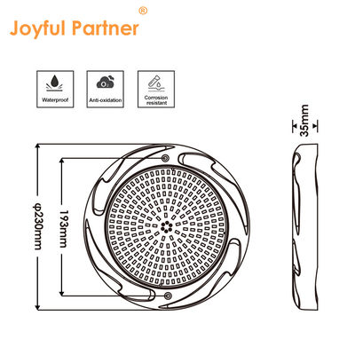 35W LED zwembadverlichting voor betonnen zwembad SPA 230*35mm ABS Materiaal AC12V RGB RGBW