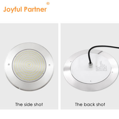 Waterdicht PAR56 LED zwembad licht 316 SS ABS behuizing Ultra Thin 7.5mm Hars gevulde muur gemonteerd 230MM 18W 25W DC AC12V