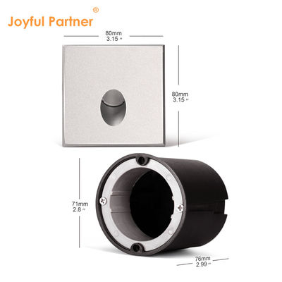 Slimme LED wandlamp IP65 Aluminium Lichaam vierkant DC 24v 1w 2w 3w LED traplamp Voor gang