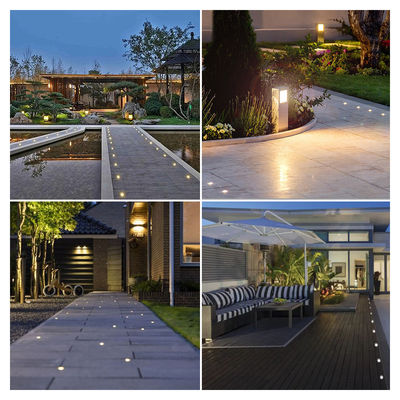 IP67 Waterdicht Buitenruimte roestvrij staal 316 Mini 1W Beton LED Ondergrondse ondergrondse ingebouwde lichten