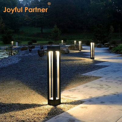 Tuinpaallampen CREE Led 8W Met Gepoedercoat Aluminium Hoogte 600mm AC 110-285V Enkele Kleur Stofdicht