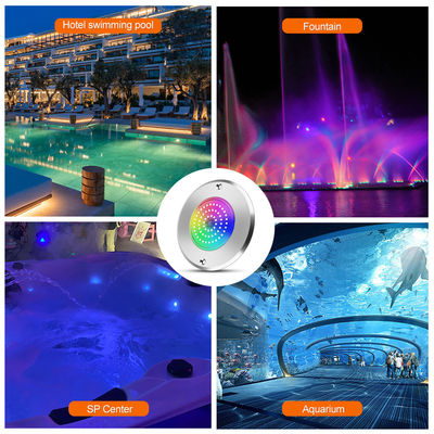 Par 56 Rgb Led zwembad licht 6W 10W 18W 25W 35W 42W ultra Dun 7.5mm Super Slim Hars Gevuld AC 12V Spanning SMD LED Met SS316L materiaal
