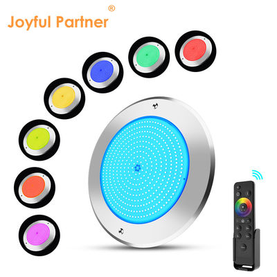 Afstandsbediening Water Zwembad Verlichting Roestvrij Staal 316 Opbouw 42W Zwembadlamp AC12/24V RGB