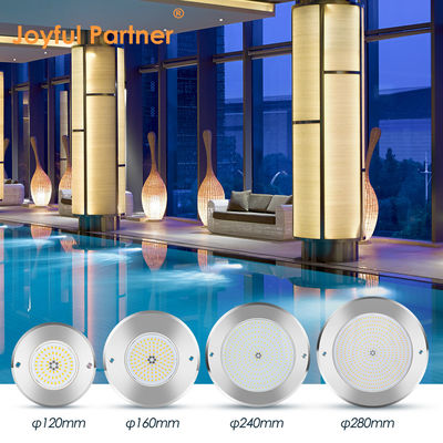 Afstandsbediening Water Zwembad Verlichting Roestvrij Staal 316 Opbouw 42W Zwembadlamp AC12/24V RGB