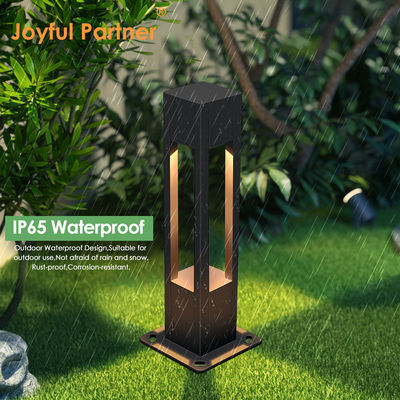 10W Landschapsbollard Tuin licht Aluminium materiaal IP65 waterdicht Met vierkante verdikkingsbasis