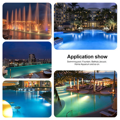 Energiezuinige RGBW LED-paneelverlichtingsoplossingen voor commerciële ruimtes Zwembadverlichting Epoxyhars LED-paneel lamp ø178*25mm