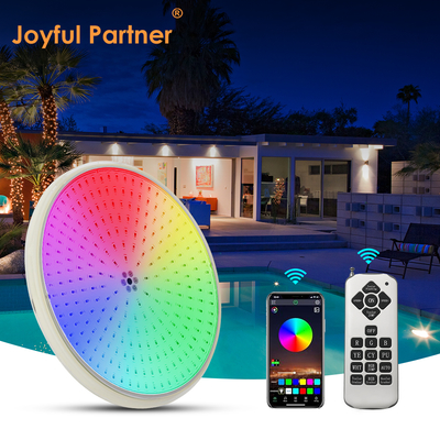 IP68 waterdicht RGB/RGBW kleurveranderende vijver platte lampen met hars gevulde zwembad licht onder water