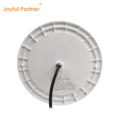 Hars gevuld zwembad lichtreflector 160mm DC12V 10W Volledig kunststof SMD2835 108pcs RGBW Kleur Constante spanning