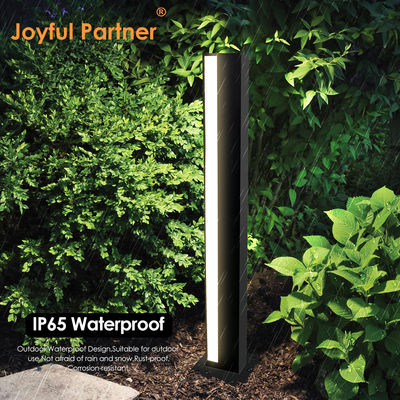 Buiten LED Bollard Light Square Aluminium Powder Coating CREE LED AC100-265V L110 * W110 * H900mm IP65 rating voor gebruik op gras