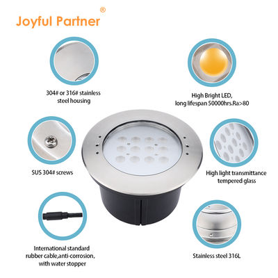 Zwembad Onderwater licht 20W IP68 316 roestvrij staal met DMX-besturing