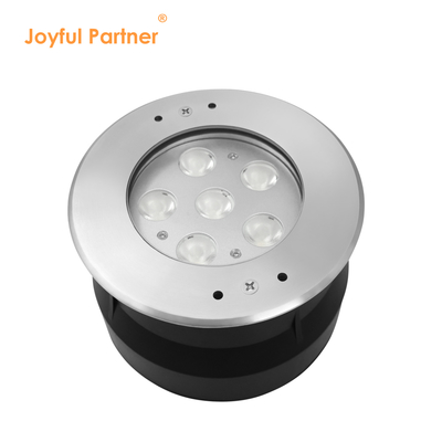 24 Volt 6W 12W Roestvrij Staal 316 LED Onderwaterlamp met Koel Wit met Kunststof Montagehuls voor Zwemvijver