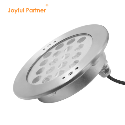 Inbouw onderwaterlamp DC24V 18W RGB 316 Roestvrij Staal IP68 met Afstandsbediening en Transformator