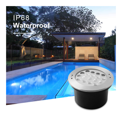 Onderwater Zwembadlamp Verlichting Waterdicht IP68 12V Roestvrij Staal 18W 36W LED Enkele Kleur CE ROHS Certificering