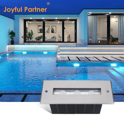 SS316L Onderwaterlicht Lijnlicht Poollicht Warm wit LED Ondergrondse lamp