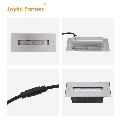 SS316L Onderwaterlicht Lijnlicht Poollicht Warm wit LED Ondergrondse lamp