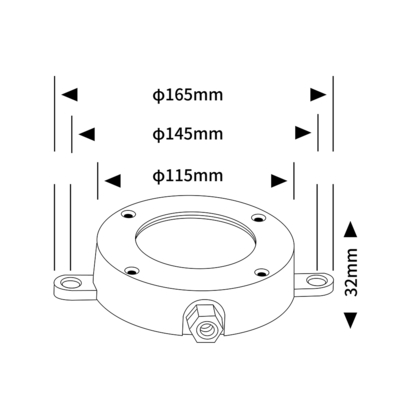 Vrolijke Partner LED FONTEINLICHT IP68 WATERDICHT 316 ROESTVRIJ STAAL DIA115*32MM ZWEMBADLICHT