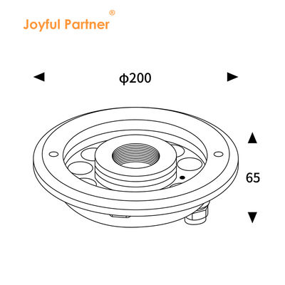 Roestvrij staal onderwater-LED-bronlicht IP68 DC24V CE-gecertificeerd