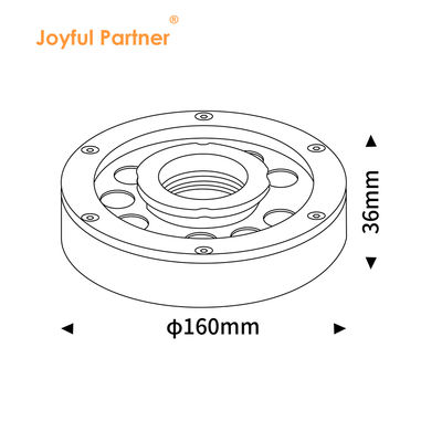 Buiten IP68 waterdicht 12V 24V roestvrij staal DMX RGB zwembad Onderwater LED fontein lichten