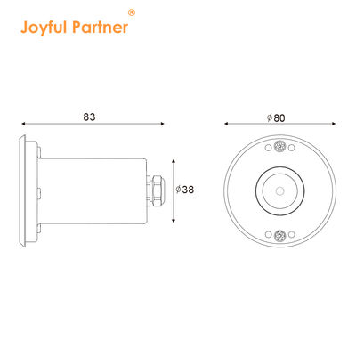 IP68 Begraven Onderwaterlamp 3WRGB3in1 LED Roestvrij staal 316L DC24V Decoratie Voor Zwembad
