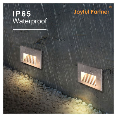 Nieuwe rechthoekige 3W SMD LED-stappenlampen 170*106mm AC100-240V IK10 Buitenwit