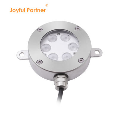 DMX512-bestuurbaar LED Fonteinlamp DC24V 12W 3000K Roestvrij Staal IP68 Voor Landschap Onderwater