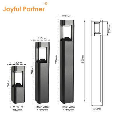LED-landschapslicht AC110-265V Buitenpoeder gecoat aluminiummateriaal OSRAM LED 10W Bollard Light Buiten