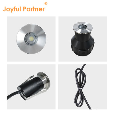 In de grond begraven lamp 3 Watt 55mm Diameter CRI 85/90 DC24V Aluminium Materiaal Asymmetrische Lens Voor Parkeerplaats