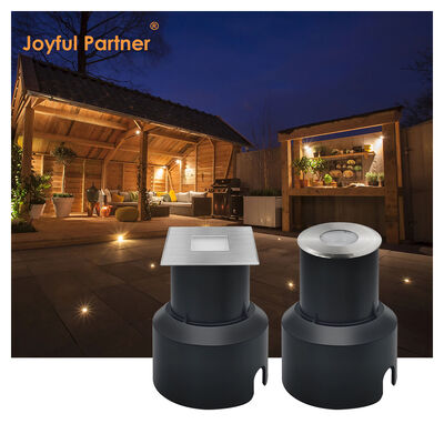 IP67 LED-verlichting in de grond 1W 2W 3W ingedrukt licht Vierkante SS-dekmantel