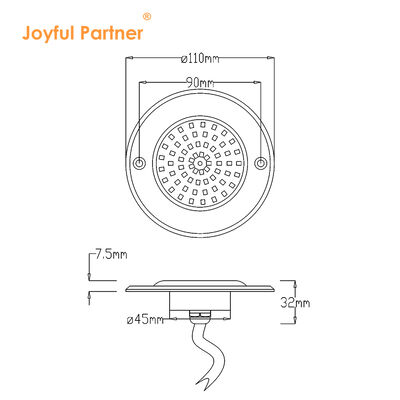 Zwem zwembad led lichten 316 roestvrij staal PAR56 volhars gevulde IP68