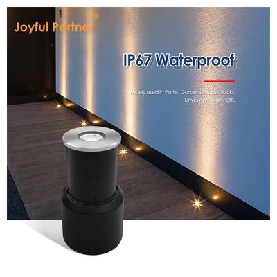Mini IP67 ondergrondse licht waterdicht enkelkleurig 3000K roestvrij staal 1W 3W ingebouwde montage