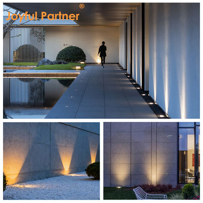 Joyful Partner Deck Step Garden Lights Lage Spanning 12 24V 6W CREE COB Warm White Square