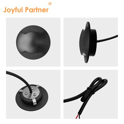 Zijzicht Ondergrondse Lamp 12V-24V DC IP67 Aluminium Behuizing DIA60MM Eén Twee Zijdig