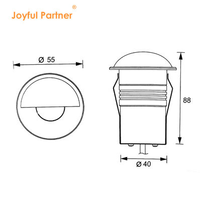 Inground Uplight Light IP67 CE waterdicht 316 roestvrij staal trim DC 24V voor tuin