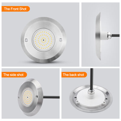 LED PAR56 LED zwembad licht 6W SMD2835 Afmeting 110*34MM 20pcs/CTN DC12V roestvrij staal 316 Met ABS