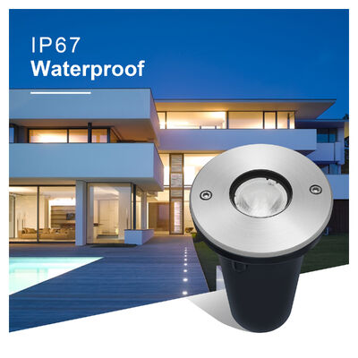 LED inground begraven lamp IP67 1W 3W DIA67MM DC24V vloer ingedrukt waterbestendig voor buitentuin