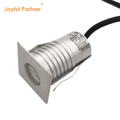 Inground Led Light Beam Angle 8 Degree DC24V 3W 3000K 50*50MM With IP67 Aluminum Body