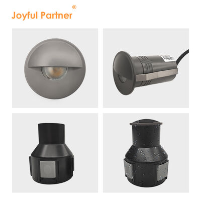 LED Ondergrondse Lamp Semi Afscherming DC24V DIA55MM 3W 3000K IP67 Voor Tuinpad Toepassing