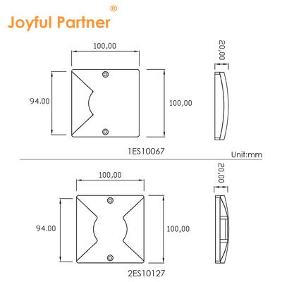 Deck Inground Lights Ultra-dun IP67 Waterdicht 1W 3W DC12V 24V IK-klasse 08 Voor Terras Pad