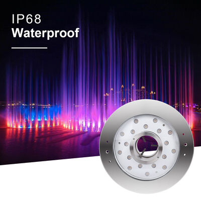 LED fontein licht DMX512 besturbaar DC24V roestvrij staal RGBW kleurverandering voor onderwater landschap