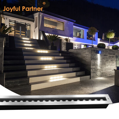 LED Ondergrondse Lineaire Lamp 12W 24W 48W DC24V 1000MM 1Meter Roestvrij Staal316 IP67 Verzonken Type