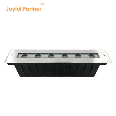 Warm wit LED ondergrondse verlichting SUS 316 6W 12W Tuin verzonken lineaire verlichting