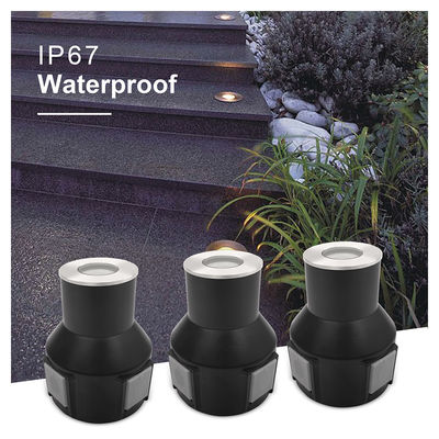 LED Ground Burial Light roestvrij staal 316 1w 2w 3w DC 24v met plastic achterbak voor landschapsarchitectuur