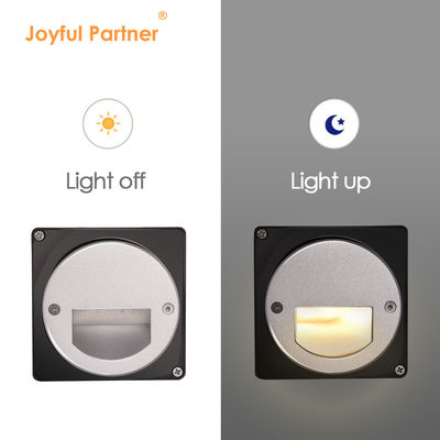 Aluminium Buiten LED Staplicht IP65 Ronde Hoofdplaat Vierkante Sleeve Wand Trap