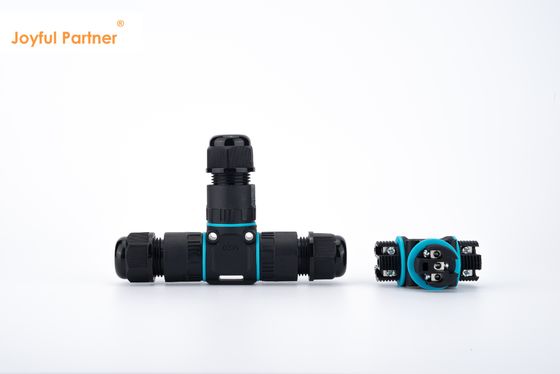 Snelle installatie IP68 Waterdichte kunststof 2/3 Pins Vrouwelijke Ronde Connector Elektrische Converter